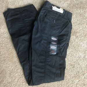 NWT Harley Davidson black cargo size 4 extra long